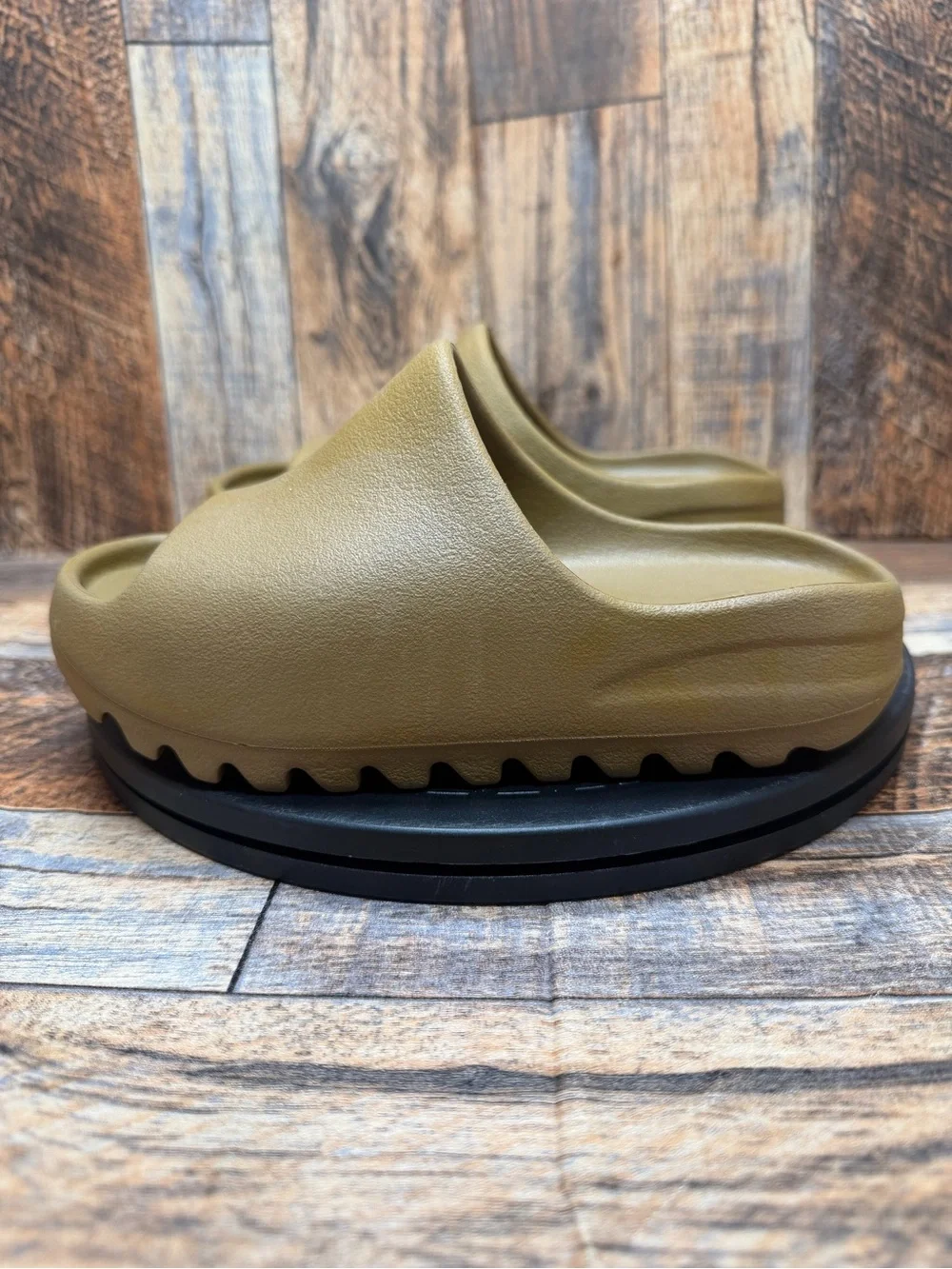 Yeezy Slide Made by Adidas Ochre Kids Slides Slipper Unisex US Size 1 Boost